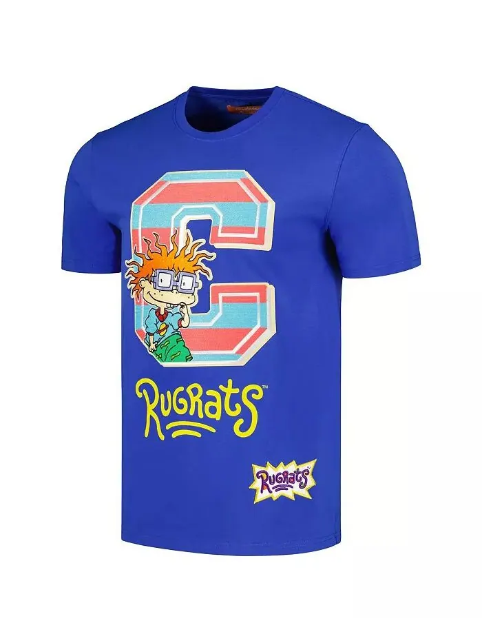 Мужская синяя футболка с принтом Rugrats Freeze Max — изображение 3 из 3