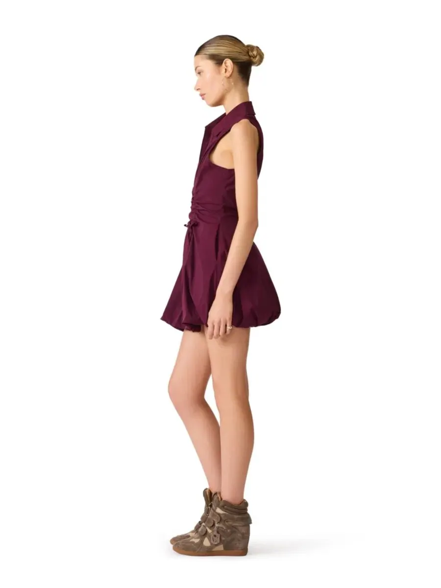 Платье мини Daisie с молнией Steve Madden, Deep Fig — изображение 3 из 5