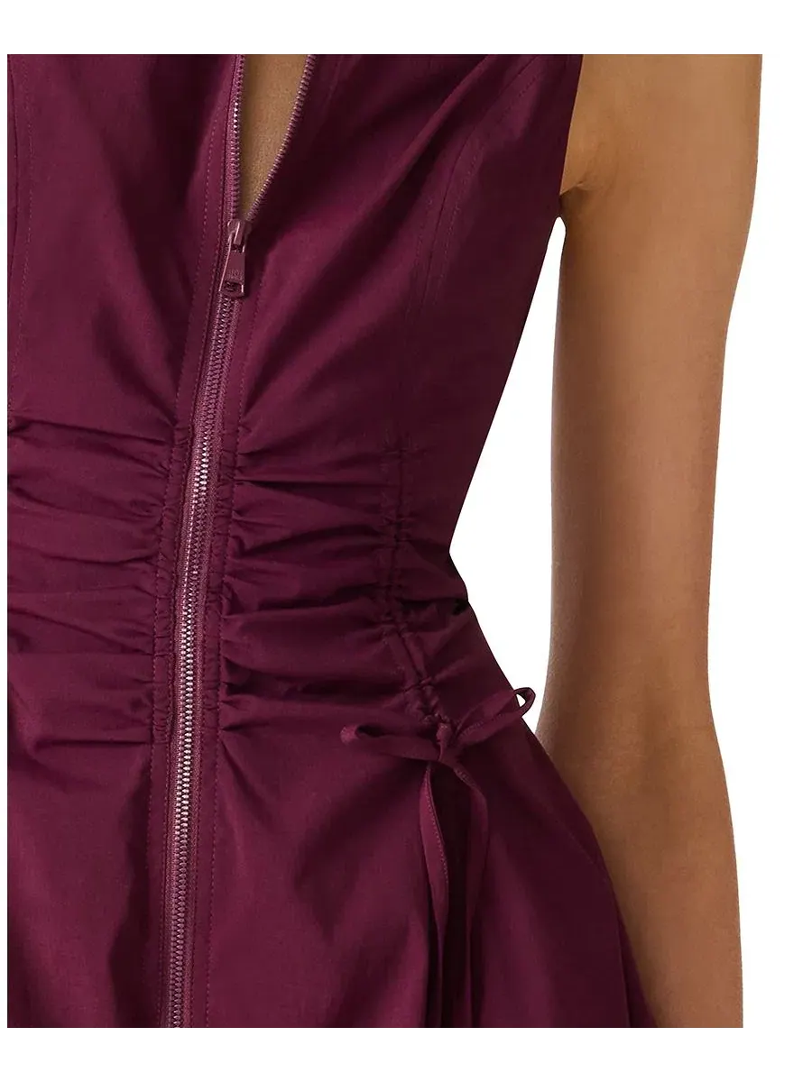 Платье мини Daisie с молнией Steve Madden, Deep Fig — изображение 4 из 5