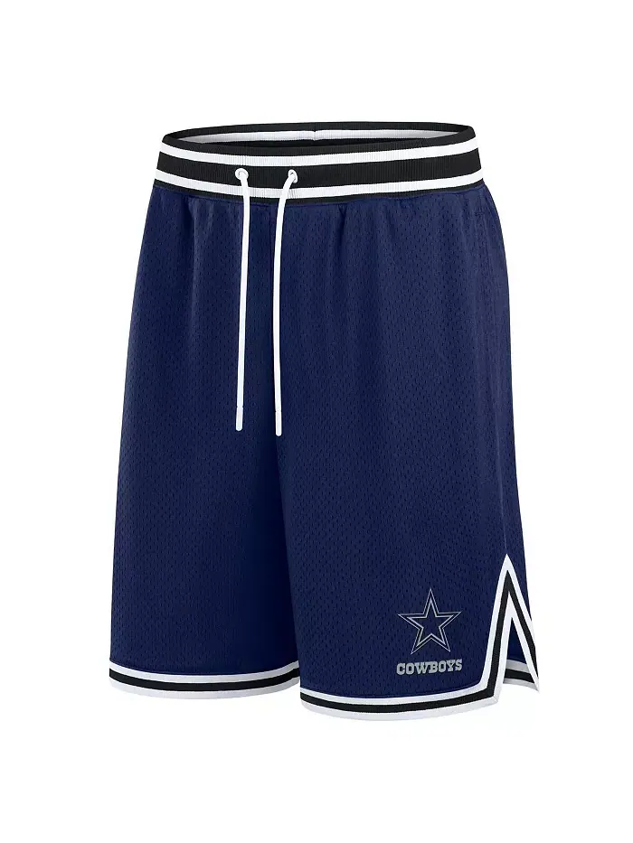 Мужские шорты Dallas Cowboys Elements Future Ground Mesh в синем цвете Fanatics — изображение 2 из 3