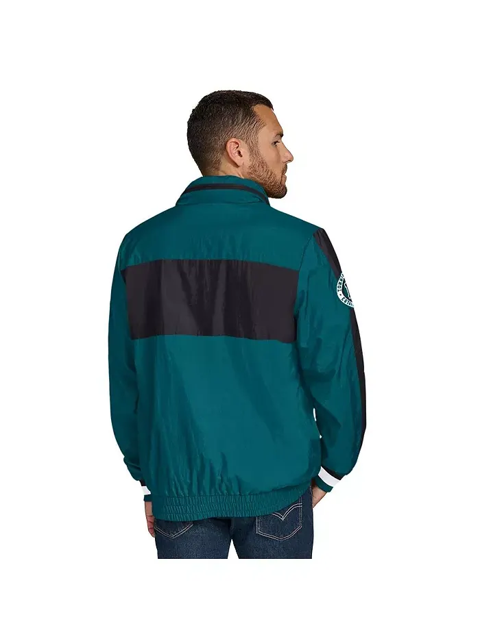 Мужская зеленая легкая худи-куртка на молнии Philadelphia Eagles Gael Tommy Hilfiger — изображение 2 из 4