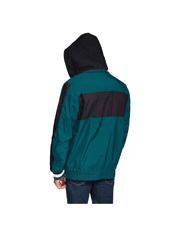 Мужская зеленая легкая худи-куртка на молнии Philadelphia Eagles Gael Tommy Hilfiger — изображение 4 из 4
