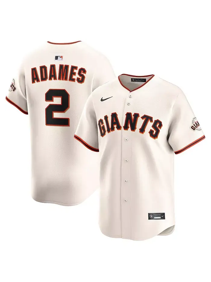 Мужская бейсбольная джерси Willy Adames кремового цвета San Francisco Giants Alternate Limited — изображение 1 из 3