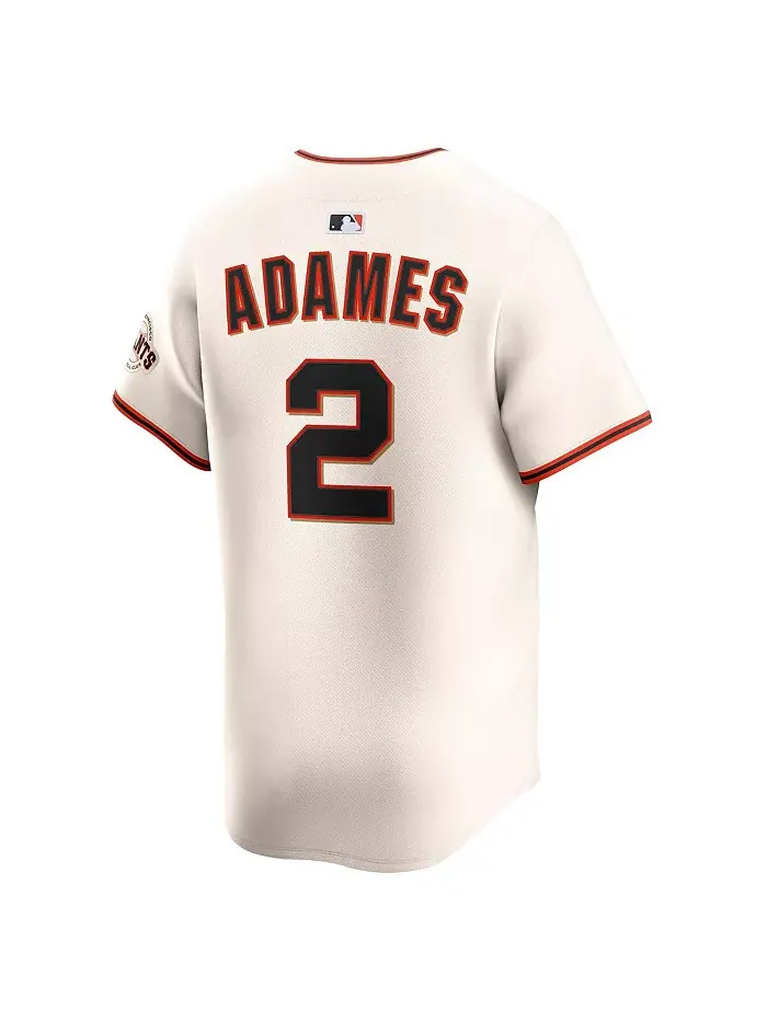 Мужская бейсбольная джерси Willy Adames кремового цвета San Francisco Giants Alternate Limited — изображение 2 из 3