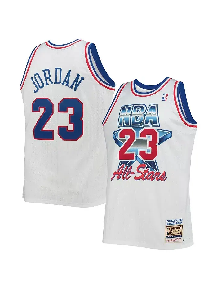 Мужская белая баскетбольная майка Michael Jordan Eastern Conference Hardwood Classics, посвященная — изображение 1 из 3