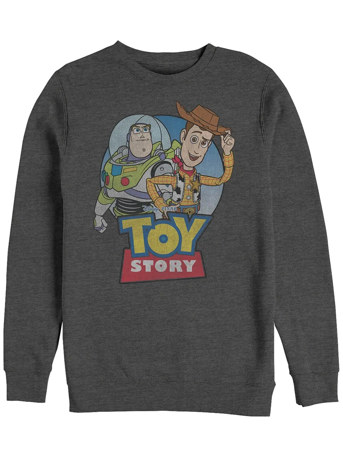 Мужская история игрушек buzz and woody buddies disney pixar, флис с круглым вырезом Fifth Sun — изображение 1 из 1