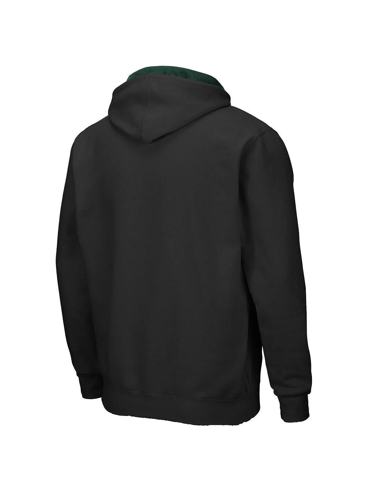 Мужская черная толстовка с капюшоном на молнии baylor bears arch logo 3.0 Colosseum — изображение 3 из 3, черный