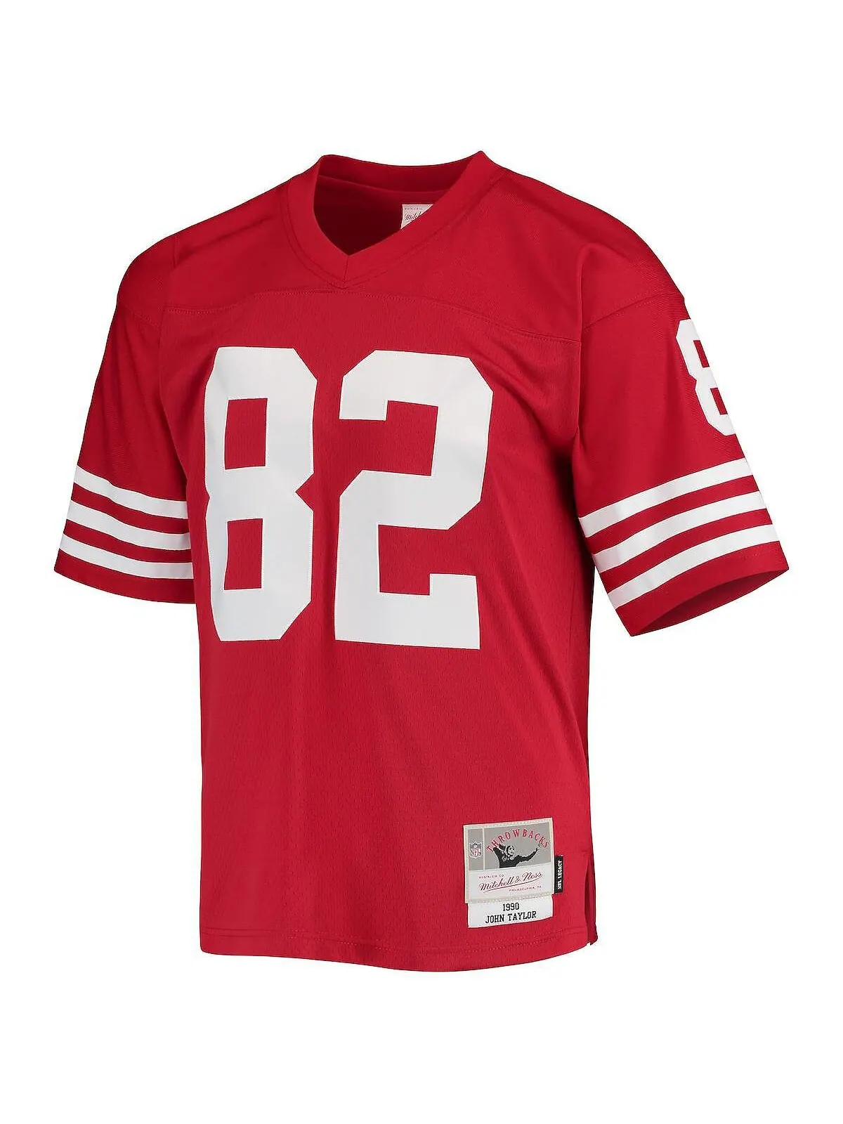 Мужская футболка John Taylor Scarlet San Francisco 49ers 1990 Legacy Replica Mitchell & Ness — изображение 2 из 3, алый