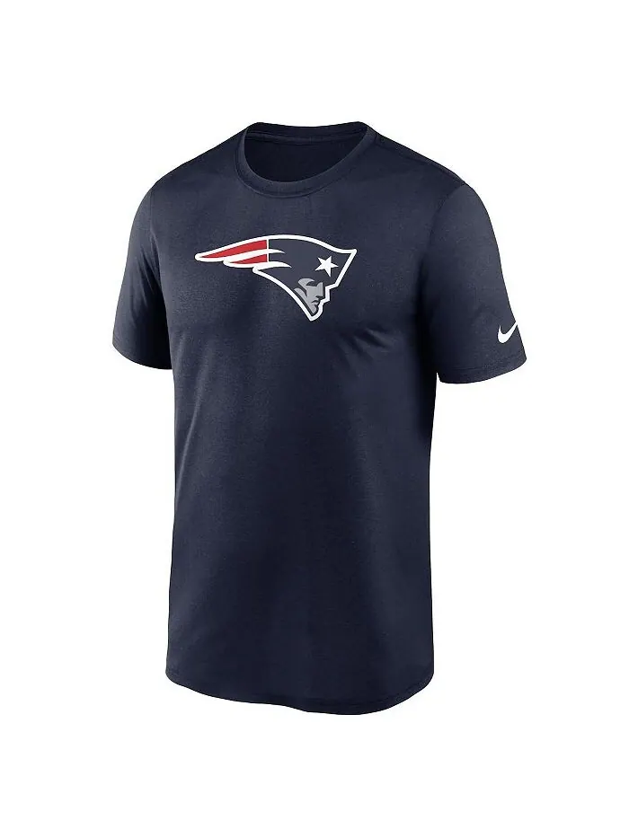 Мужская темно-синяя футболка New England Patriots Legend Logo Performance Nike — изображение 2 из 3, темно-синий