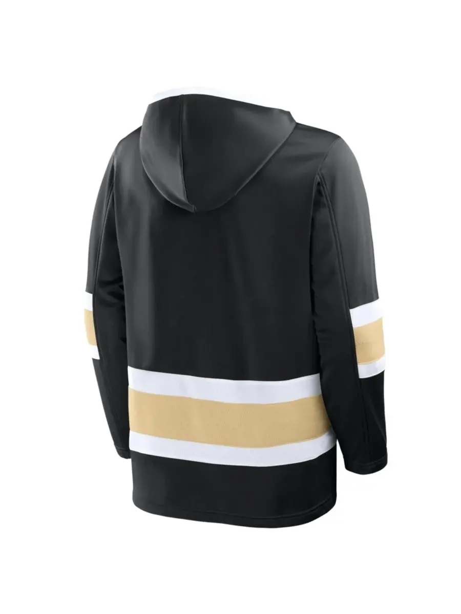 Fanatics Мужская черная флисовая толстовка Vegas Golden Knights Prime Time — изображение 3 из 5, черный золотистый