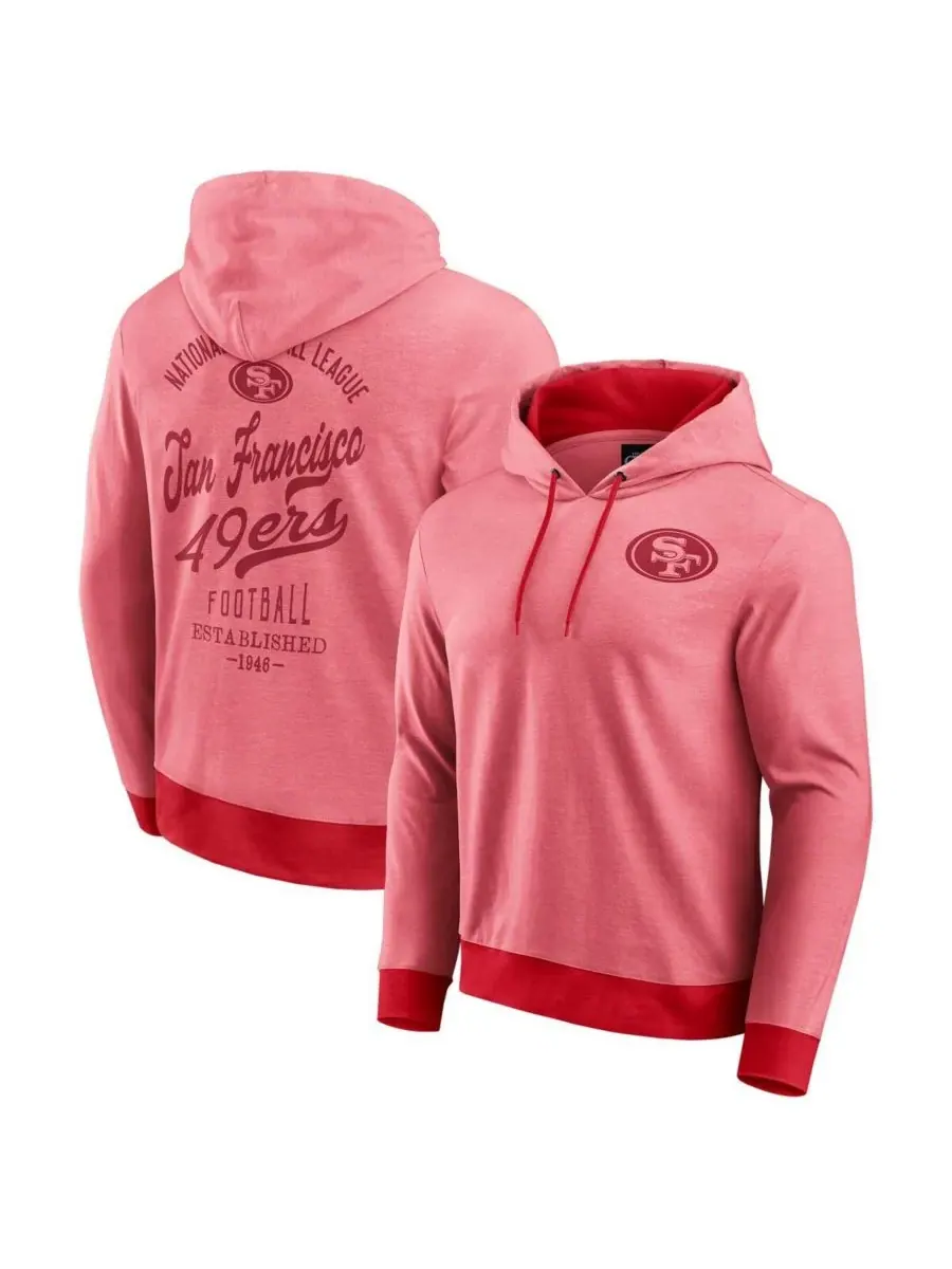 Мужская толстовка с капюшоном Darius Rucker Collection от San Francisco 49ers из алой трикотажной — изображение 1 из 3