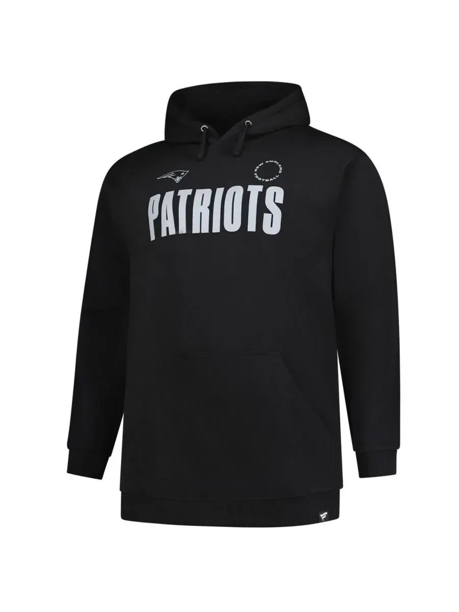 Fanatics Мужская черная толстовка New England Patriots Big Tall Chip Shot — изображение 3 из 3, черный