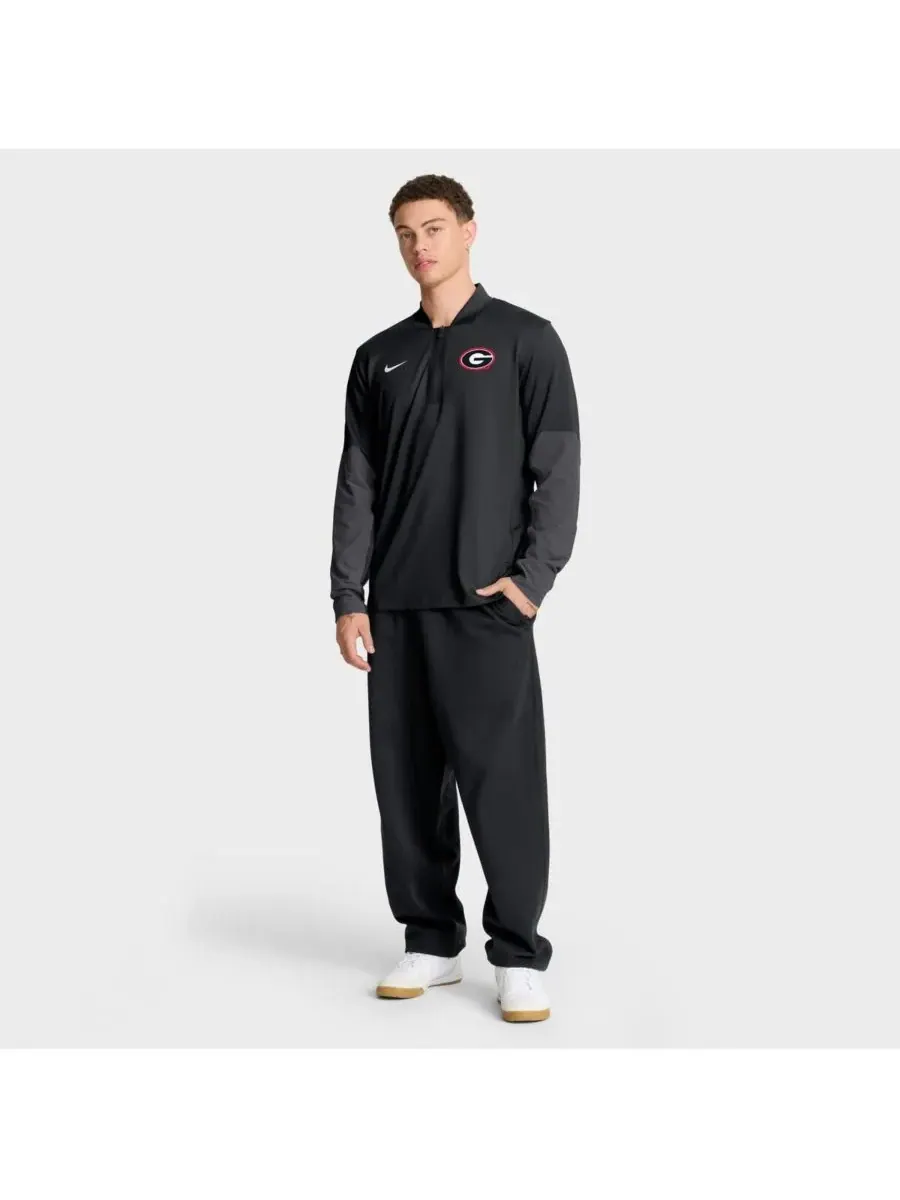 Nike Мужская черная толстовка с капюшоном Georgia Bulldogs One Goal Performance с застежкой-молнией — изображение 4 из 5