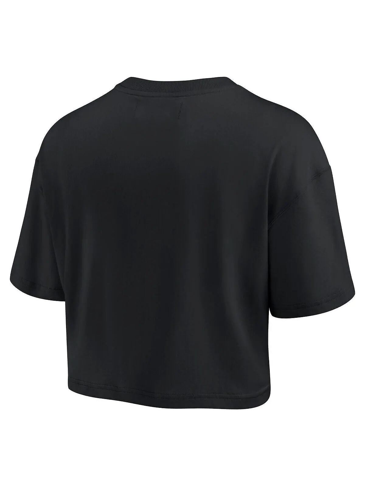 Черная женская укороченная футболка Kansas City Chiefs Super Soft с короткими рукавами Fanatics — изображение 2 из 3, черный