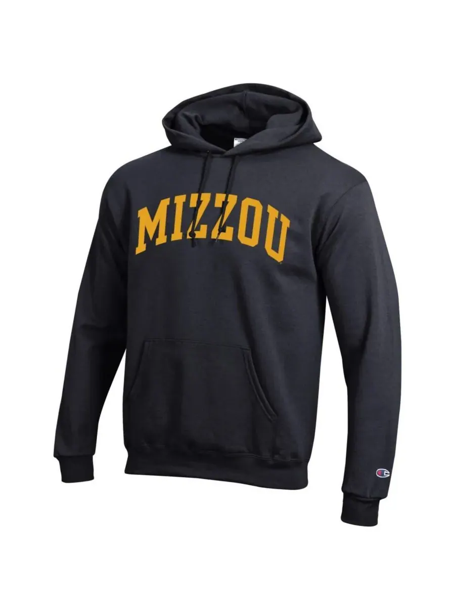 Champion Мужская черная толстовка с капюшоном из флиса с символикой команды Missouri Tigers Basic — изображение 3 из 3