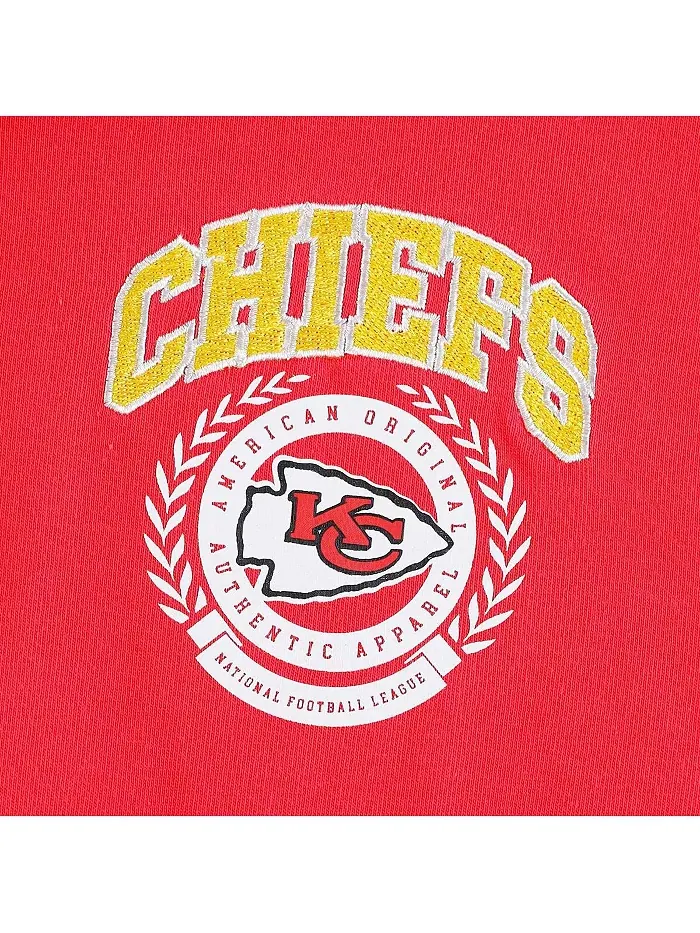 Мужская красная поло с длинным рукавом Kansas City Chiefs Cody Tommy Hilfiger — изображение 4 из 4