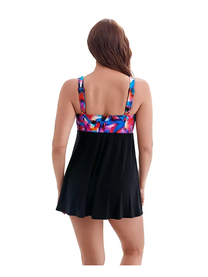 Удивительное купальное платье с глубоким декольте Amazing Crossover Plunge Swimdress Longitude by — изображение 3 из 3