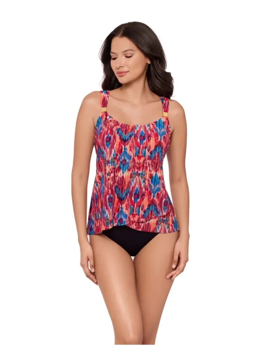 Женский танкини с принтом и на косточках Miraclesuit, Ikat — изображение 1 из 4