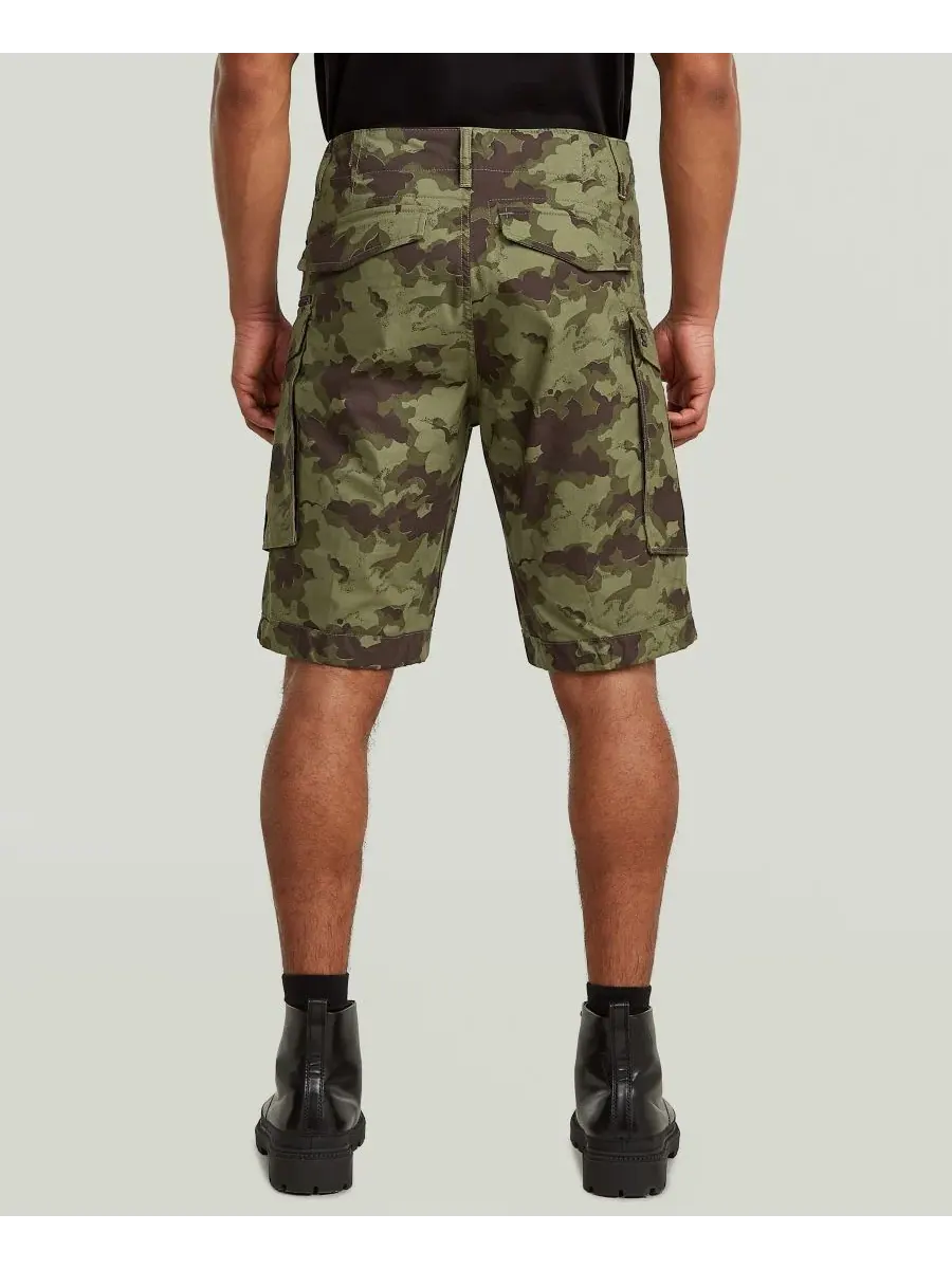 Мужские шорты Rovic с принтом и застежкой-молнией G-Star Raw, Four Leaf Clover Cloud Camo — изображение 5 из 7