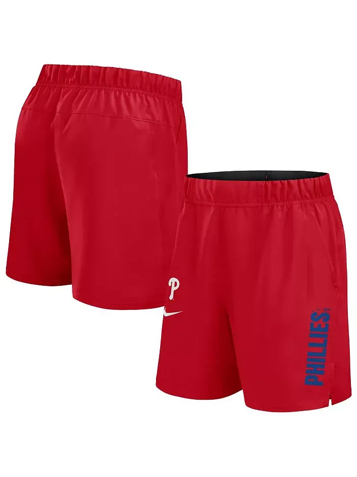Мужские красные шорты Philadelphia Phillies Woven Victory Performance Nike — изображение 1 из 3