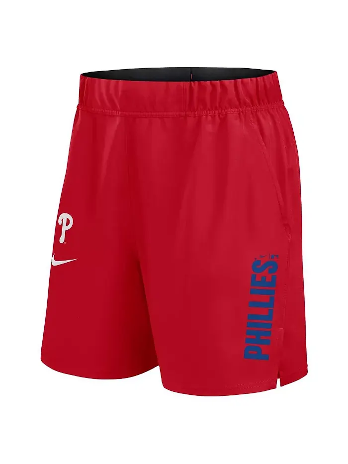 Мужские красные шорты Philadelphia Phillies Woven Victory Performance Nike — изображение 2 из 3