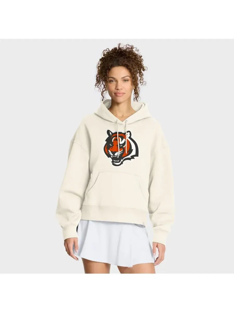 Fanatics Женская кремовая толстовка с капюшоном Cincinnati Bengals Dove Legacy — изображение 1 из 5, бежевый