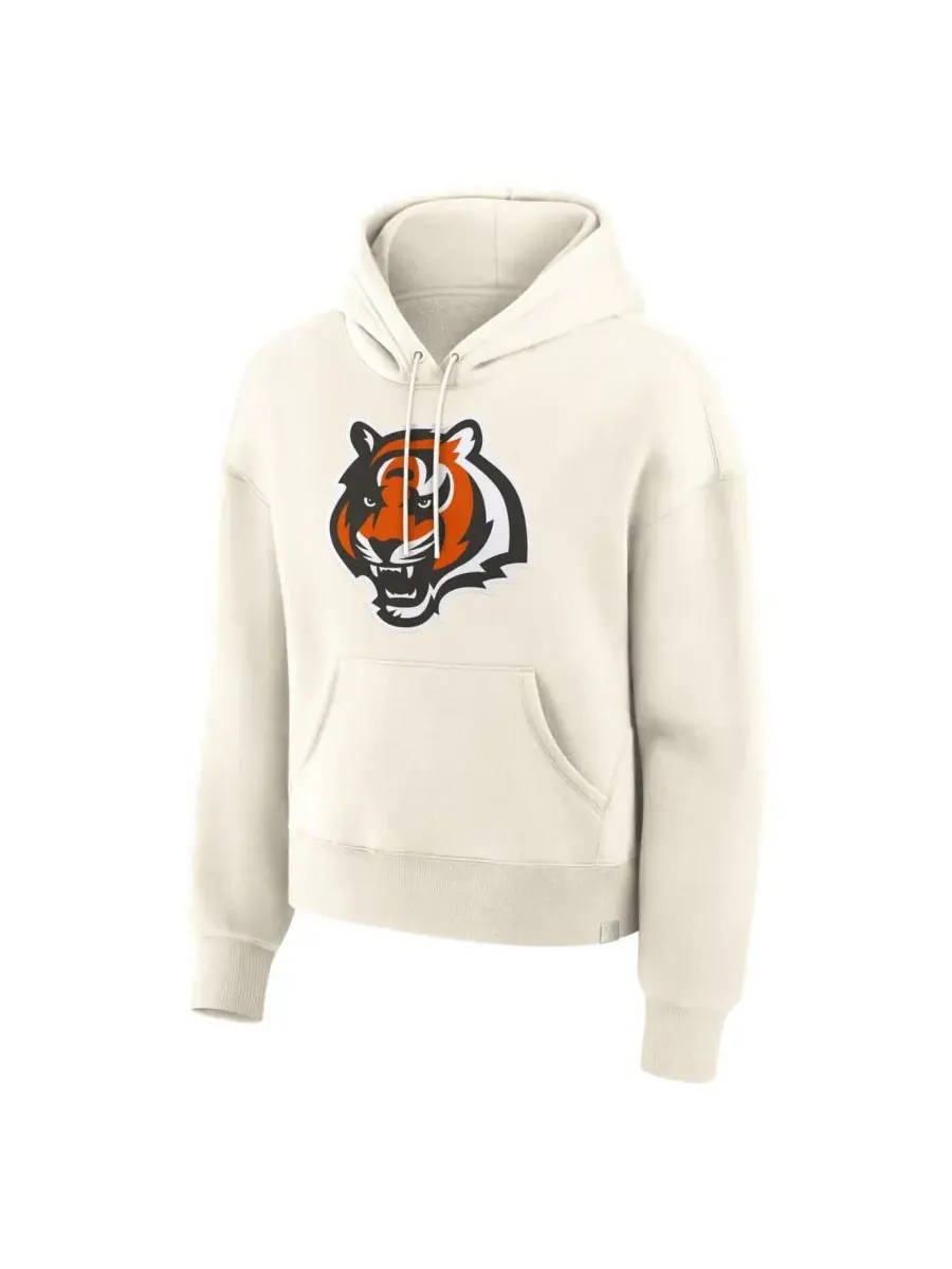 Fanatics Женская кремовая толстовка с капюшоном Cincinnati Bengals Dove Legacy — изображение 4 из 5, бежевый