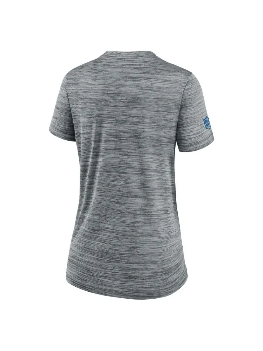 Nike Женская футболка Detroit Lions Offensive Line Velocity Performance серого цвета — изображение 3 из 3, серый