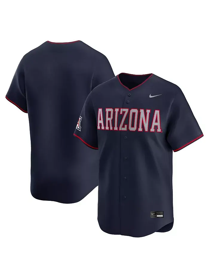 Мужская бейсбольная джерси Arizona Wildcats College Limited в темно-синем цвете Nike — изображение 1 из 3