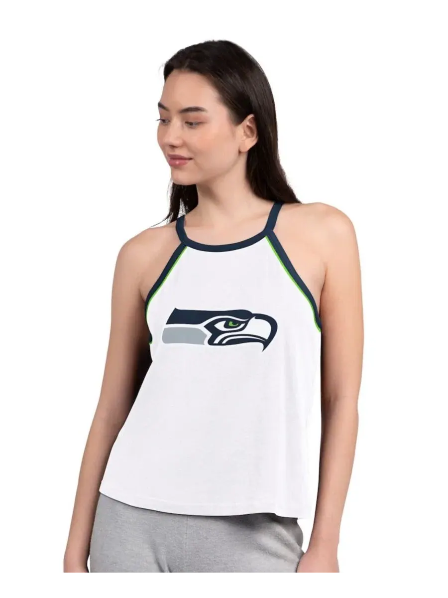 Женская белая майка Seattle Seahawks Redemption Win Slub Tank Top G-Iii 4Her By Carl Banks — изображение 1 из 3, белый
