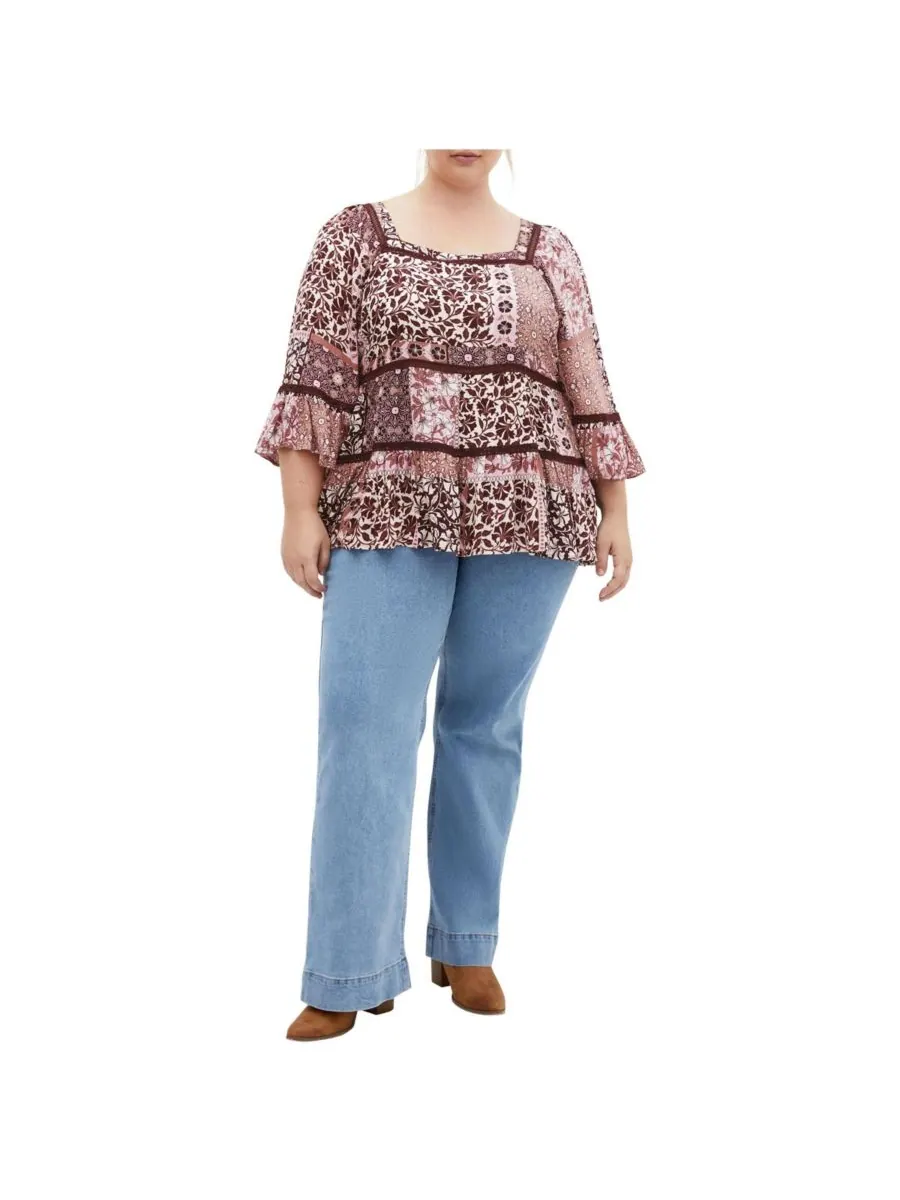 Женская футболка Lailah CITY CHIC, Amethyst patch — изображение 4 из 5