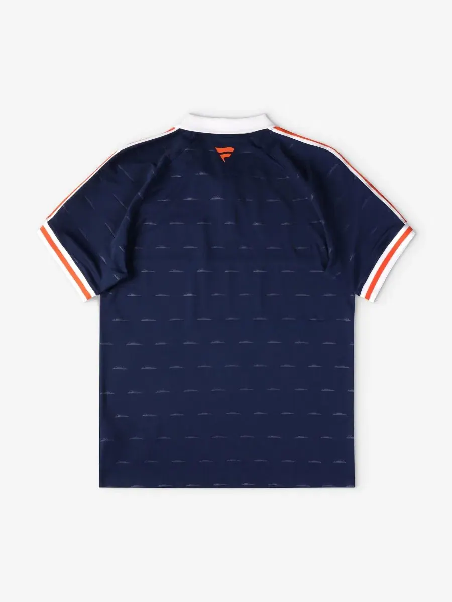 Футболка-поло футбольная с воротником Navy Denver Broncos Football x Football Collared Fan Jersey — изображение 5 из 5