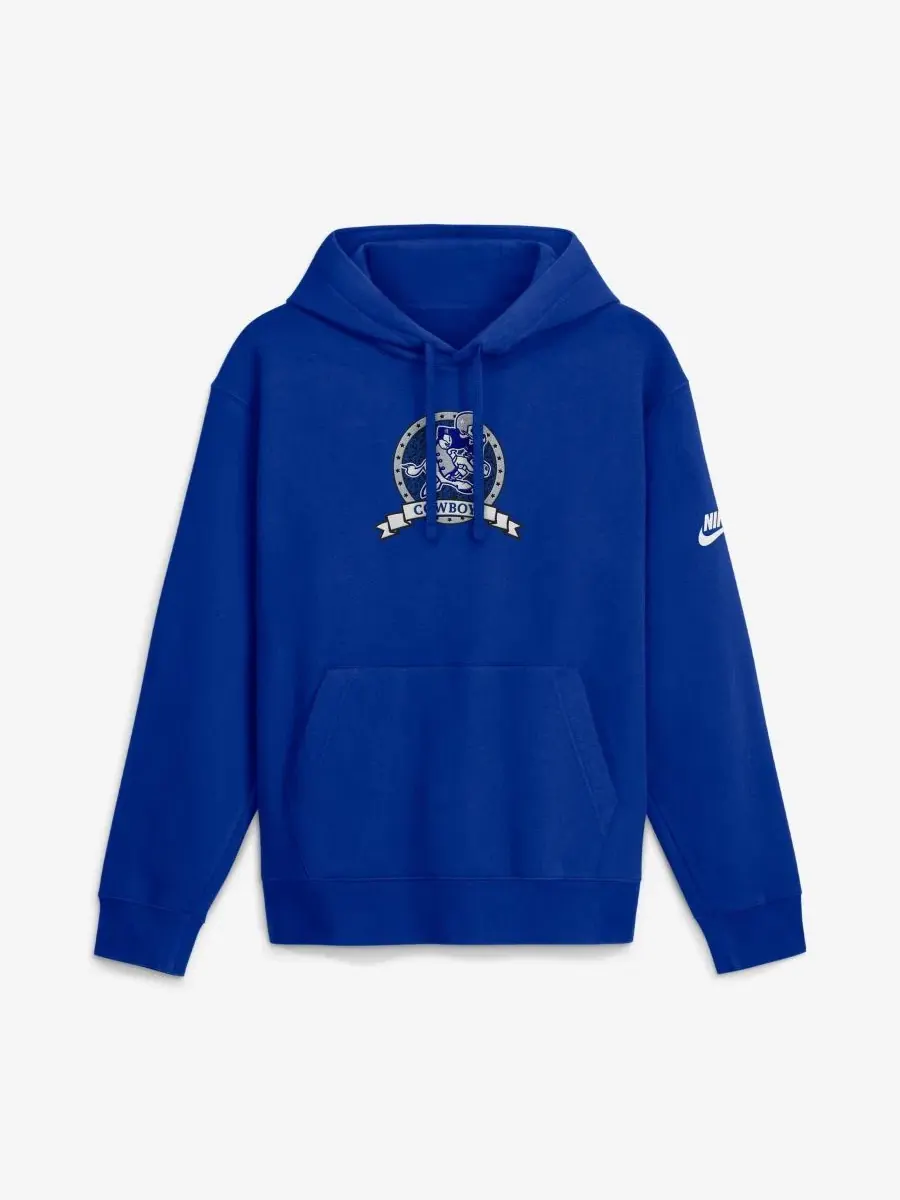 Худи Nike Short Pass Rewind Club Fleece — изображение 1 из 2, королевский