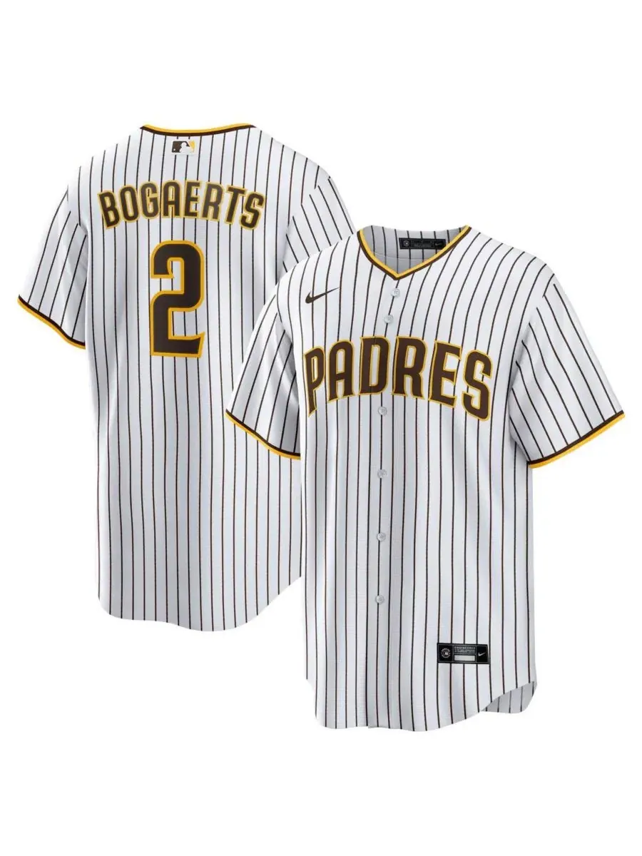 Мужская реплика джерси Xander Bogaerts San Diego Padres Home Nike — изображение 1 из 3, белый коричневый
