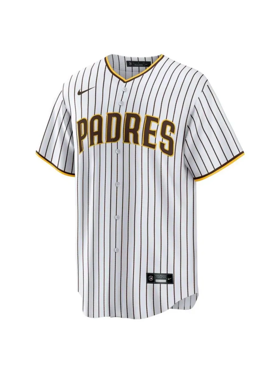 Мужская реплика джерси Xander Bogaerts San Diego Padres Home Nike — изображение 2 из 3, белый коричневый