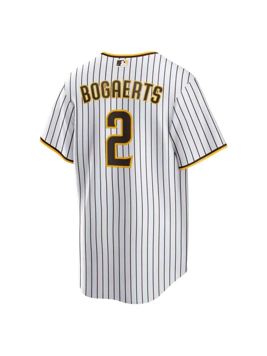 Мужская реплика джерси Xander Bogaerts San Diego Padres Home Nike — изображение 3 из 3, белый коричневый
