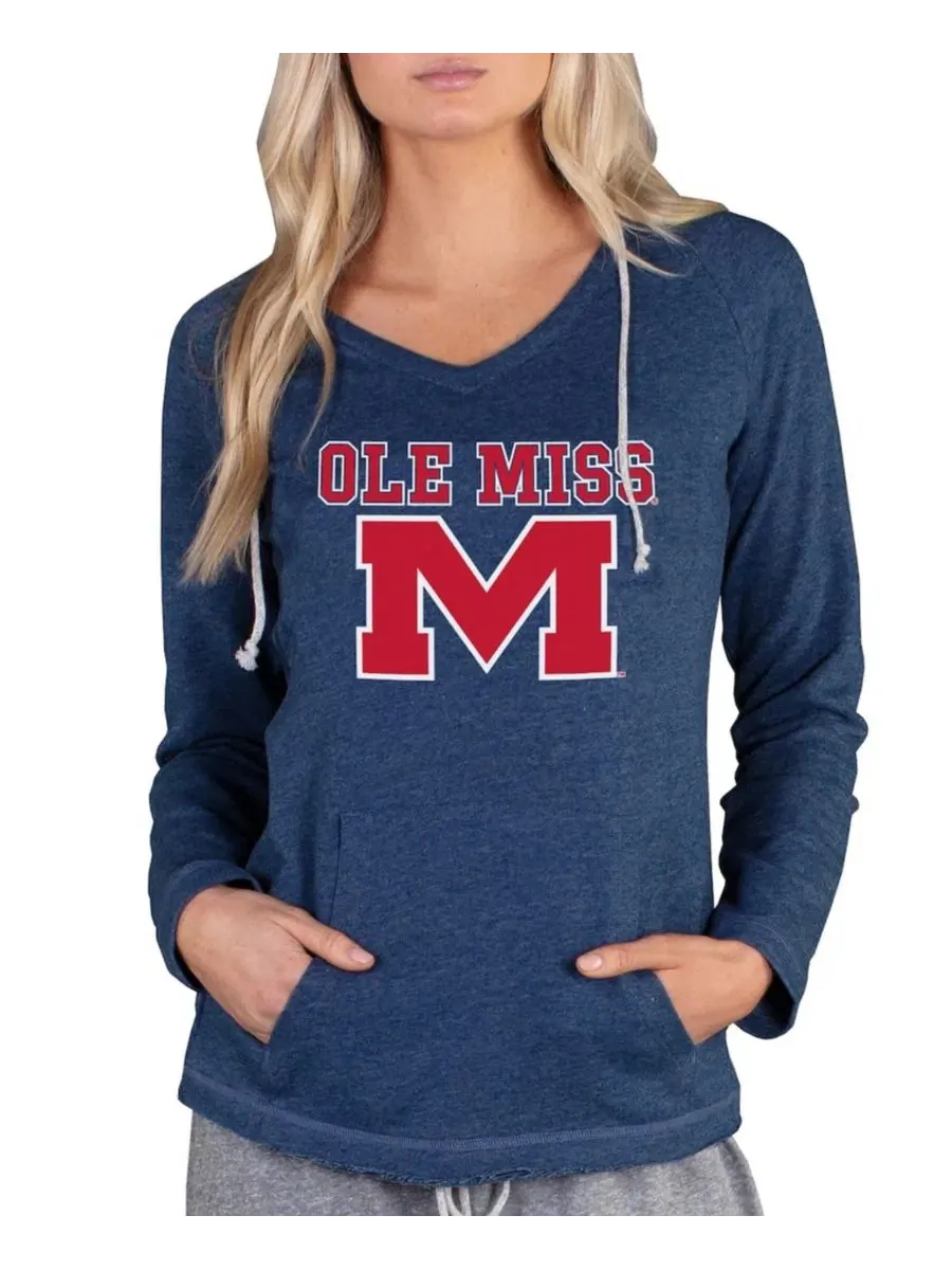 Легкий худи с капюшоном Ole Miss Rebels Mainstream Concepts Sport