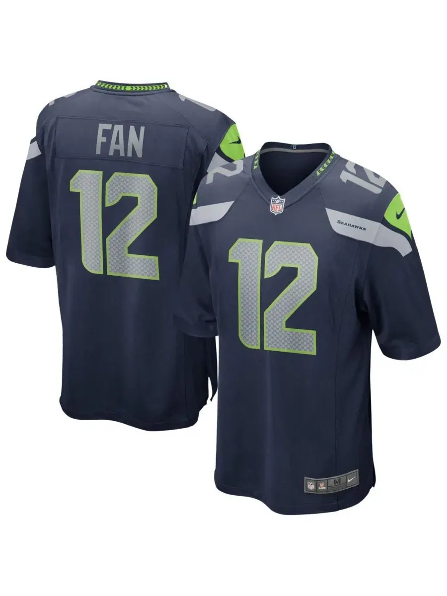 Мужская футболка-джерси Nike 12s Team Game Jersey — изображение 1 из 3, темно-синий