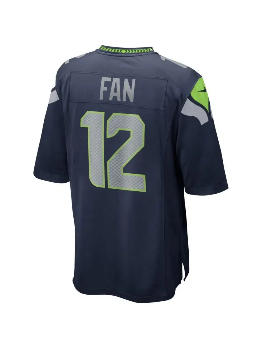 Мужская футболка-джерси Nike 12s Team Game Jersey — изображение 2 из 3, темно-синий