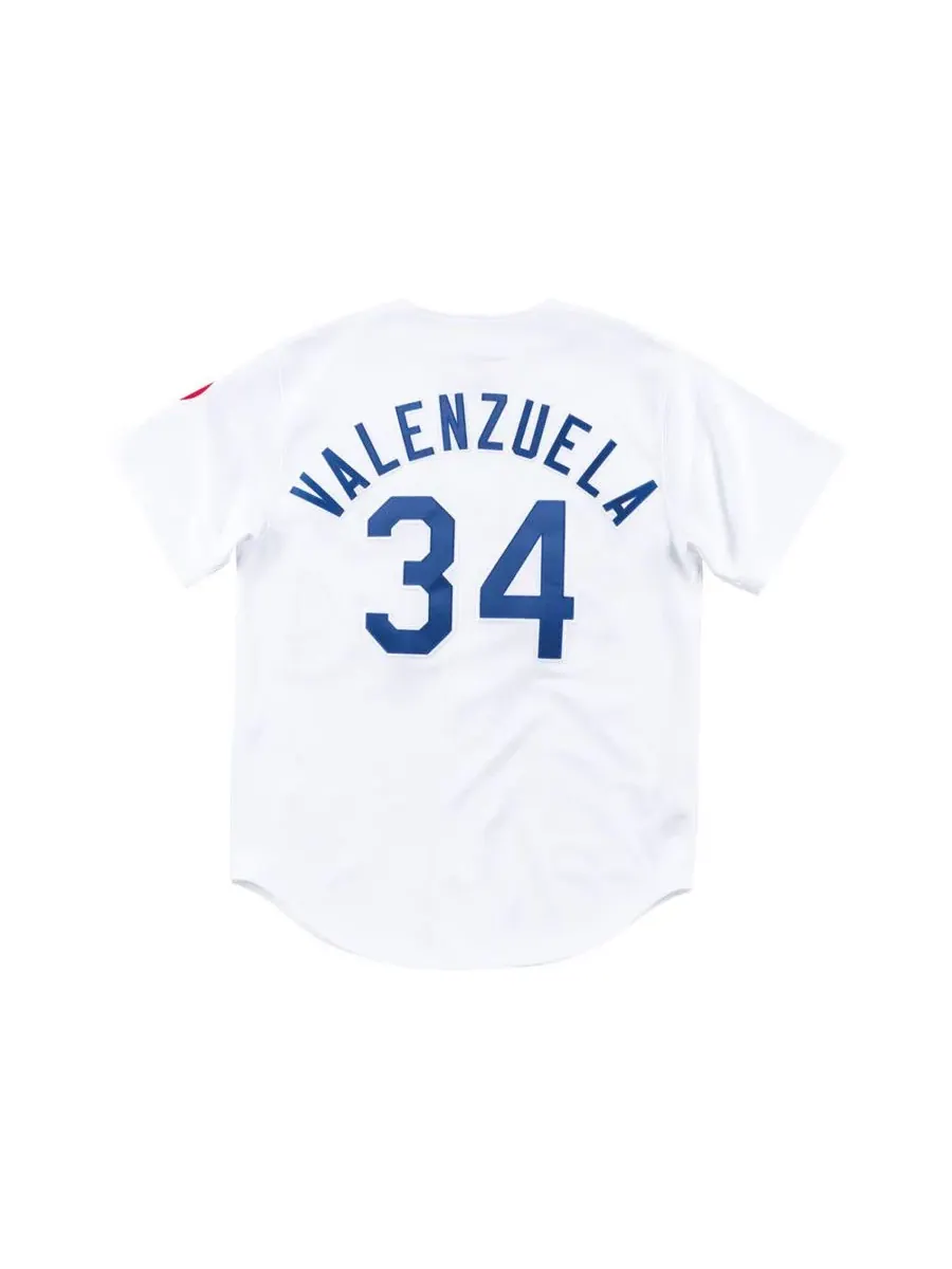 Джерси-реплика Los Angeles Dodgers Fernando Valenzuela Authentic Cooperstown Mitchell & Ness — изображение 1 из 2, белый