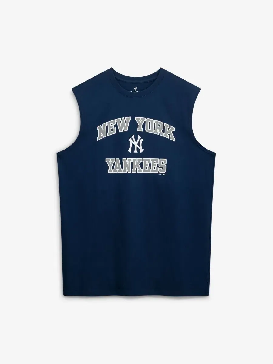 Майка-безрукавка с принтом New York Yankees, модель Heart Soul Fanatics — изображение 1 из 2, темно-синий