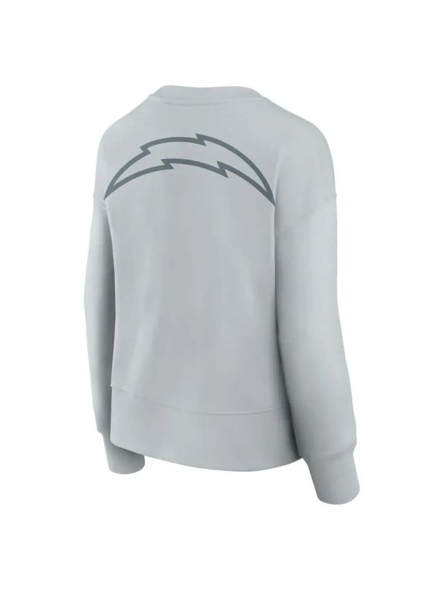 Fanatics Женская серая толстовка Los Angeles Chargers Elements — изображение 2 из 3, серый
