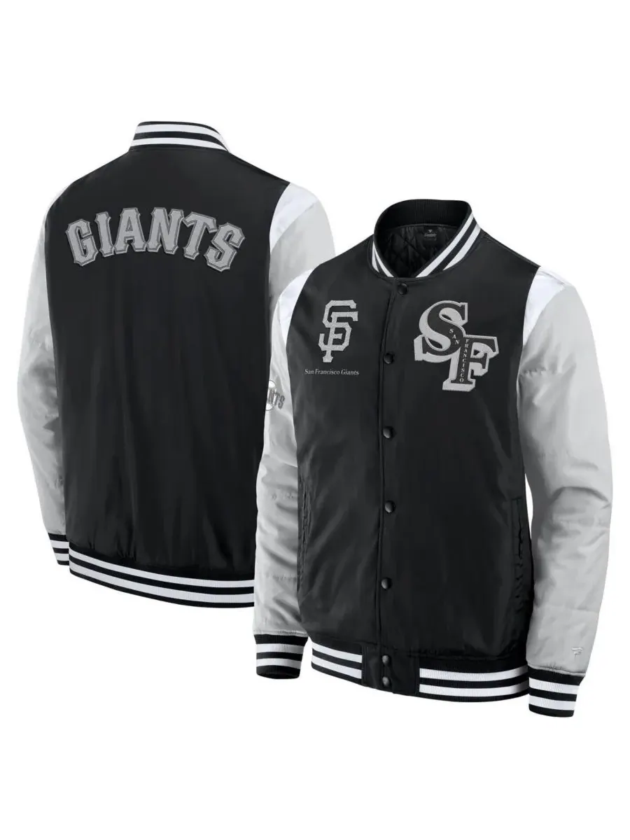 Fanatics Мужская черная куртка San Francisco Giants Elements Elite с застежкой на кнопках — изображение 1 из 3, черный