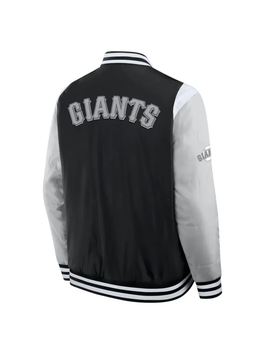 Fanatics Мужская черная куртка San Francisco Giants Elements Elite с застежкой на кнопках — изображение 2 из 3, черный