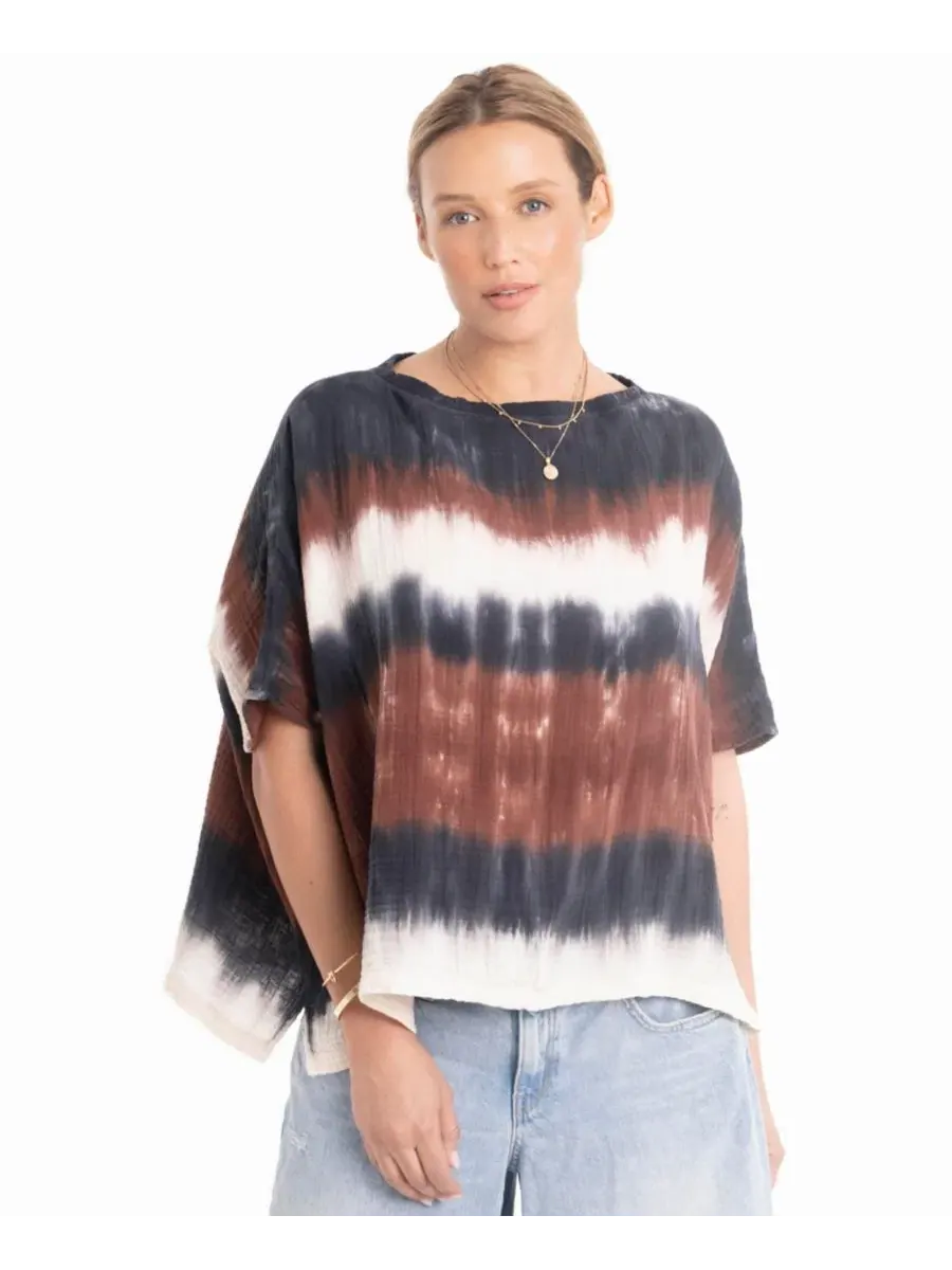 Топ из марли с принтом тай-дай Ocean+Main, Birch Tie Dye — изображение 5 из 5