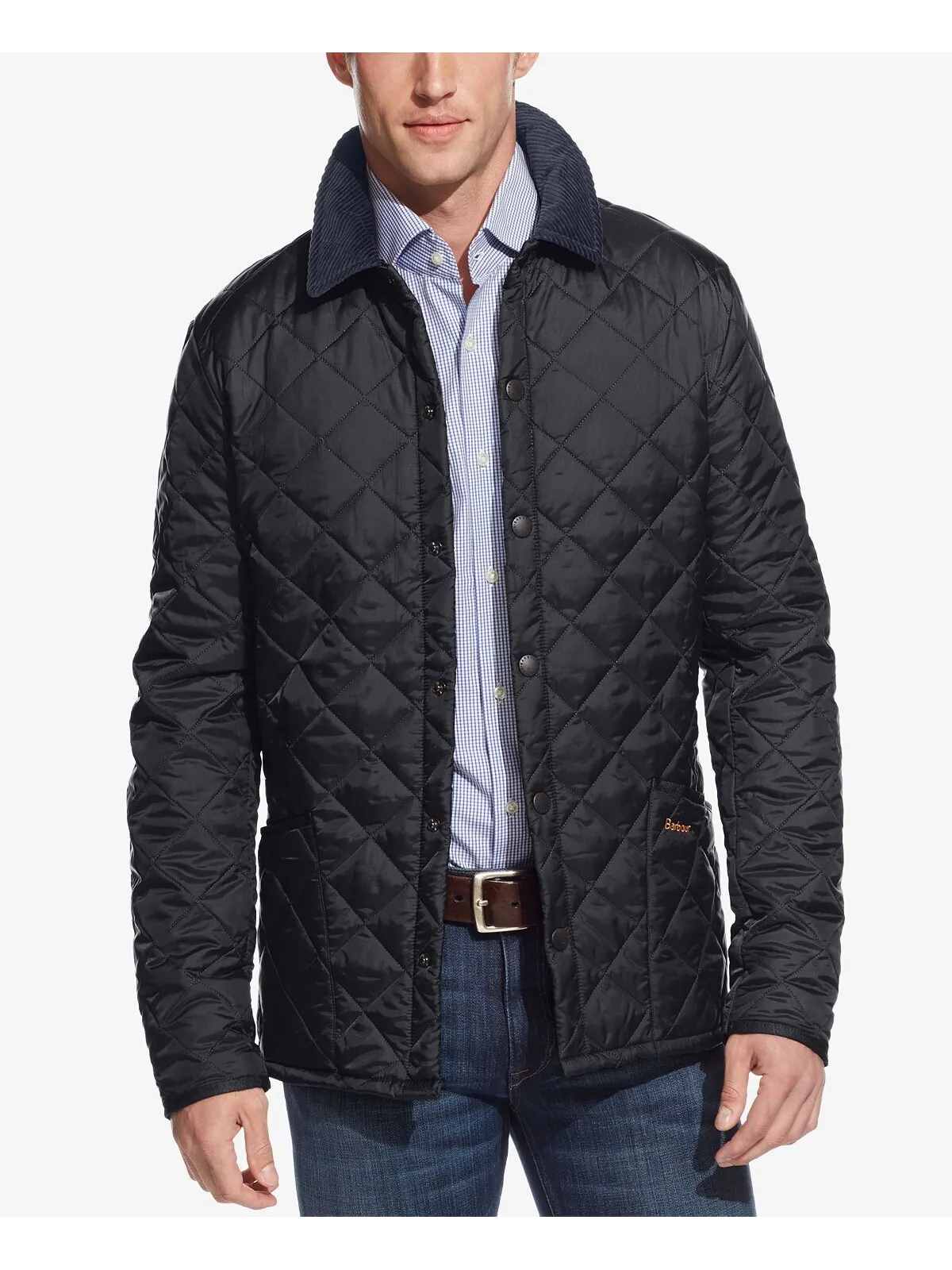 Куртка Barbour Heritage Liddesdale Quilted — изображение 1 из 5, темно-синий