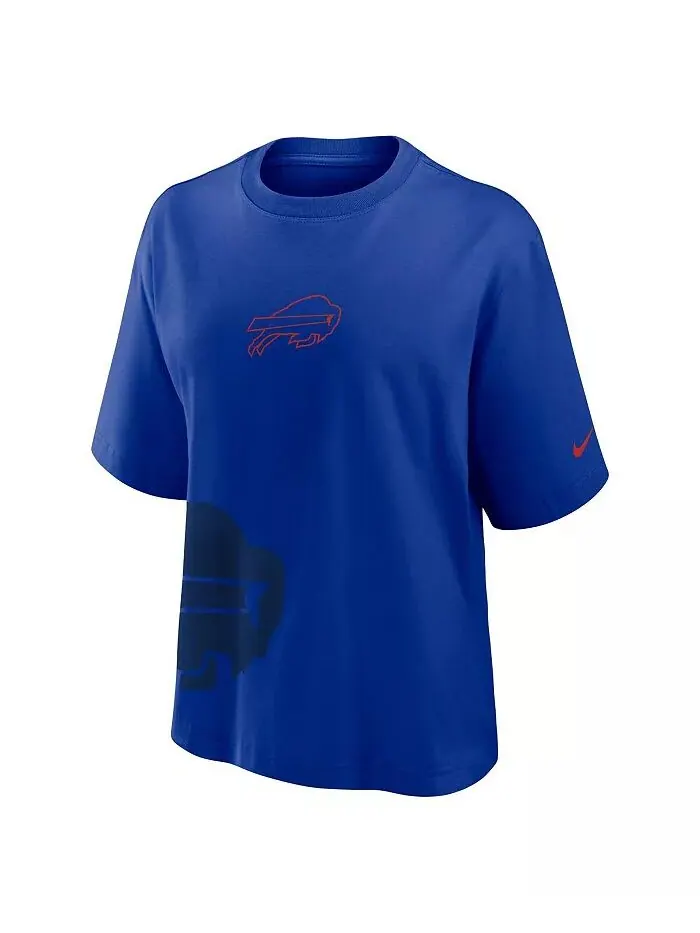 Женская футболка Royal Buffalo Bills свободного кроя Nike — изображение 3 из 3