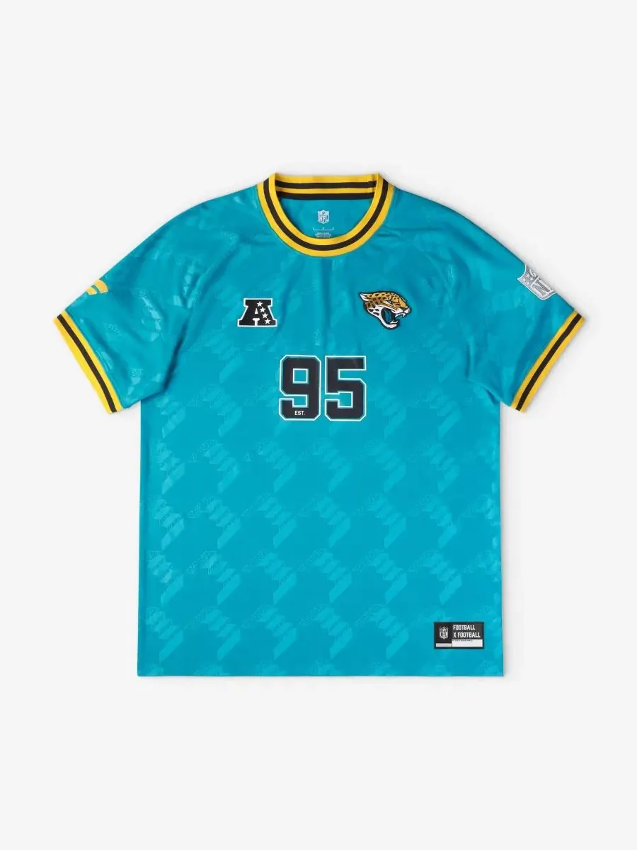 Футболка с длинным рукавом для мальчиков и девочек Jacksonville Jaguars Football x Football Fan — изображение 1 из 5
