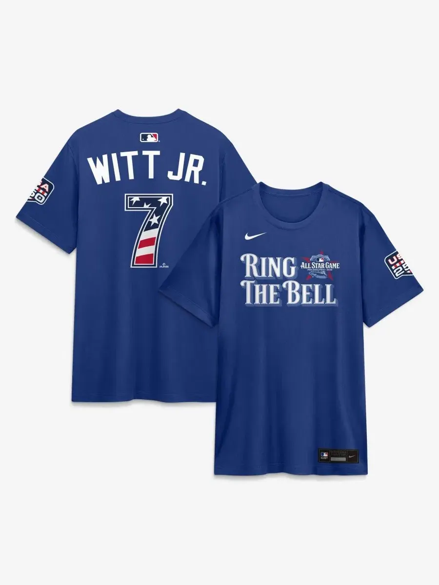 Футболка с длинным рукавом Bobby Witt Jr. Nike — изображение 1 из 3, синий