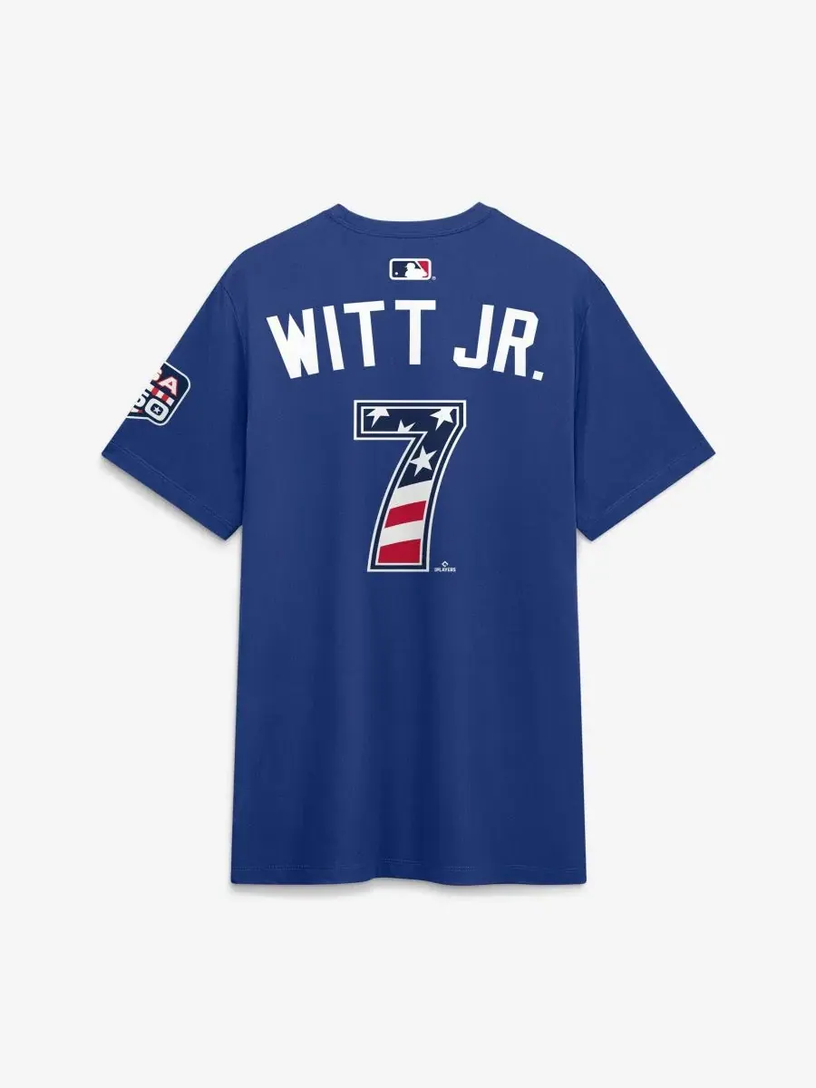 Футболка с длинным рукавом Bobby Witt Jr. Nike — изображение 3 из 3, синий